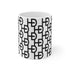 HEED NYC YAYA White & Black 11oz Mug